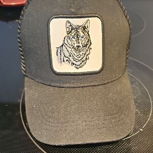 Gray Wolf Embroidered Cap